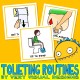 HOW TO USE THE TOILET BOY & GIRL VISUAL ROUTINE SET autism potty bathroom pecs